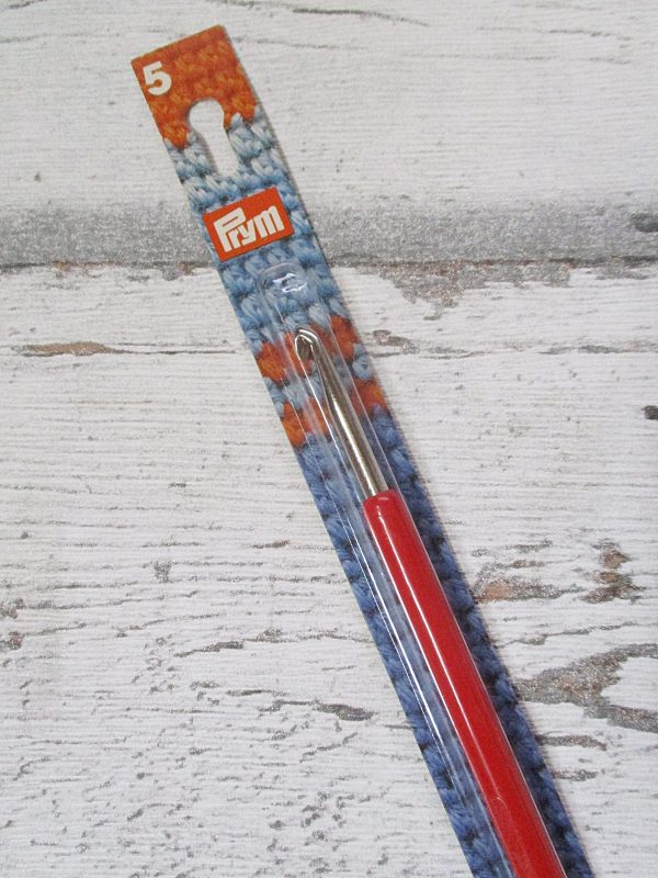 Häkelnadel Stärke 5 von Prym (silber-rot) – Bild 4