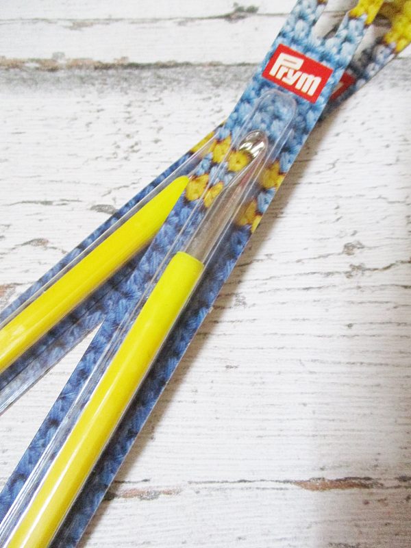 Häkelnadel Stärke 6 von Prym (silber-gelb) – Bild 2