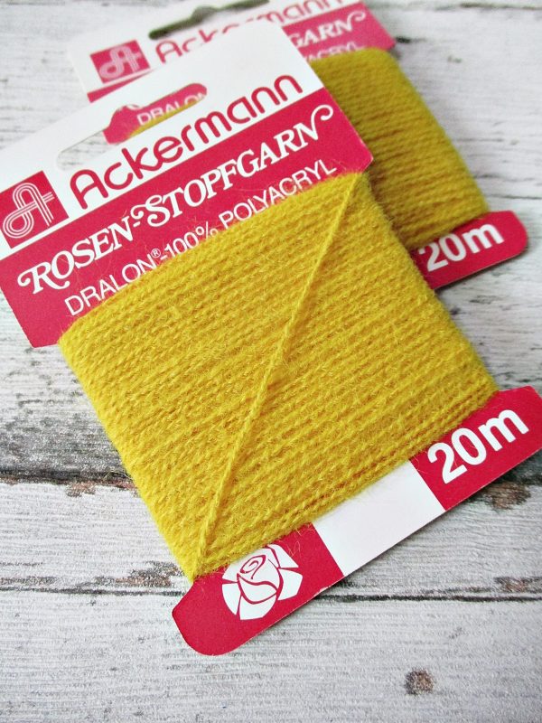 Rosenstopfgarn 0620 (vanillegelb) von Ackermann – Bild 2