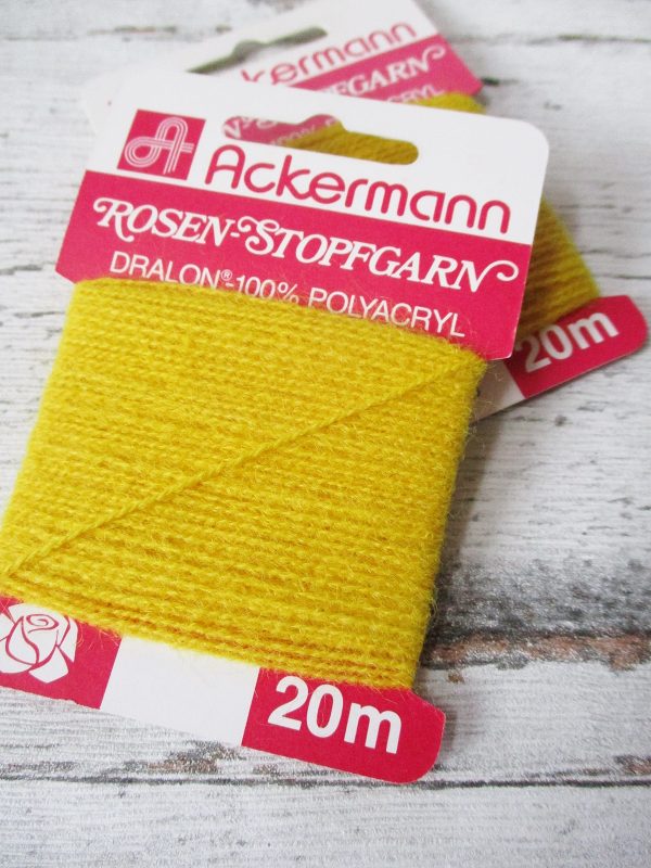 Rosenstopfgarn 0620 (vanillegelb) von Ackermann – Bild 3