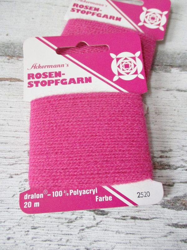 Rosen-Stopfgarn Ackermann Dralon Polyacryl 20m Farbe_2520 rosa - Woolnerd