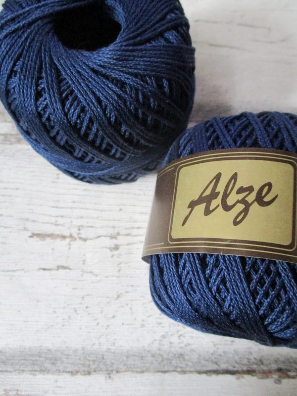 Wolle Strickgarn Häkelgarn (dunkelblau) – Bild 5