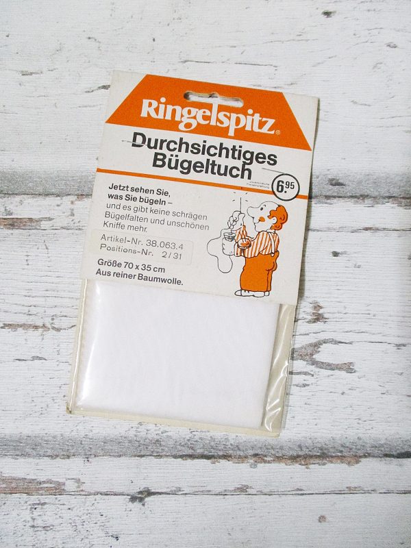 Bügeltuch (transparent)