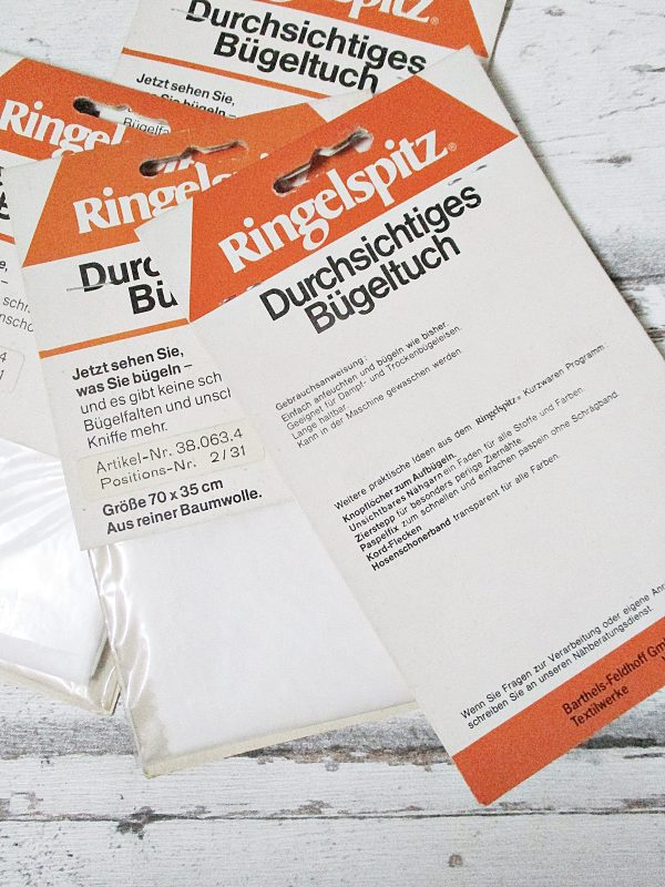 Bügeltuch (transparent) – Bild 6