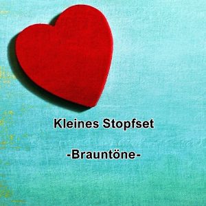 Kleines Stopfset "Brauntöne" - WOOLNERD