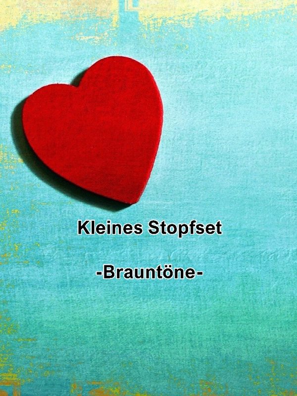 Kleines Stopfset "Brauntöne" - WOOLNERD