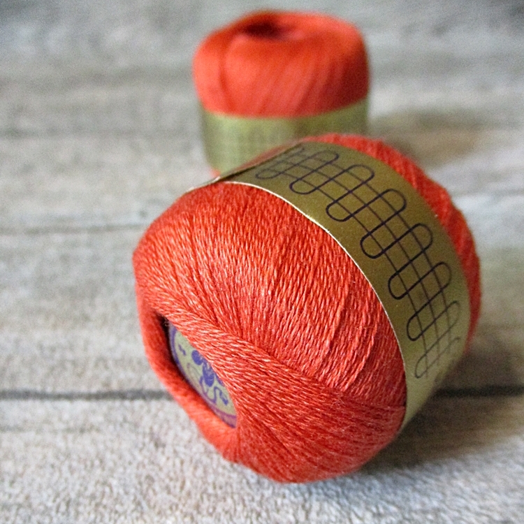 Veilchenstopfgarn (orange) ACKERMANN - WOOLNERD