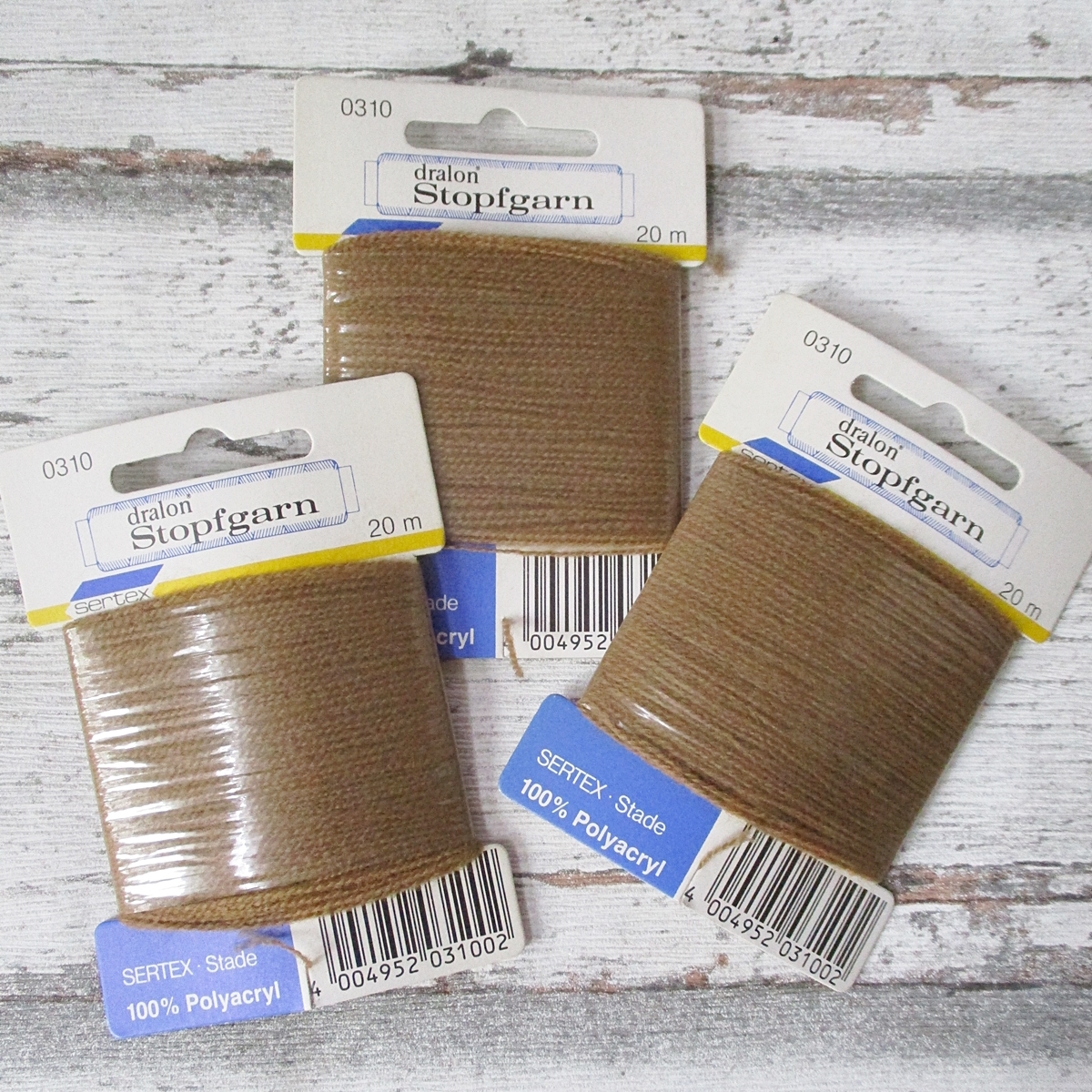 Stopfgarn SERTEX Polyacryl 20m hellbraun - WOOLNERD