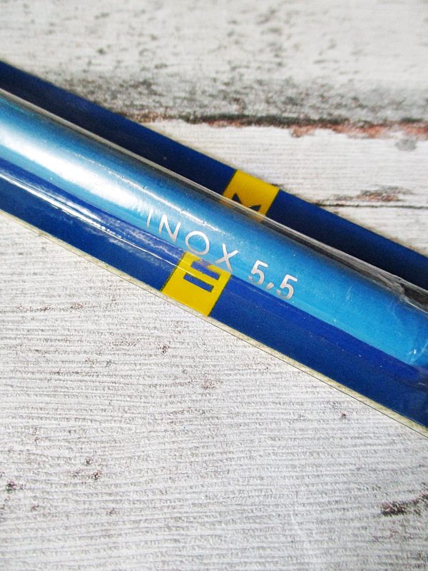 Häkelnadel “INOX” Stärke 5,5 (blau) – Bild 2