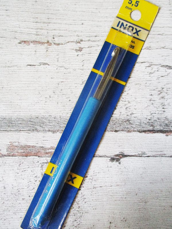 Häkelnadel “INOX” Stärke 5,5 (blau)