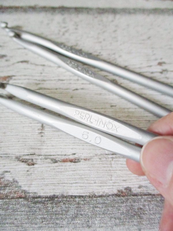 Häkelnadel PERL-INOX Stärke 6 (silberfarben) – Bild 2