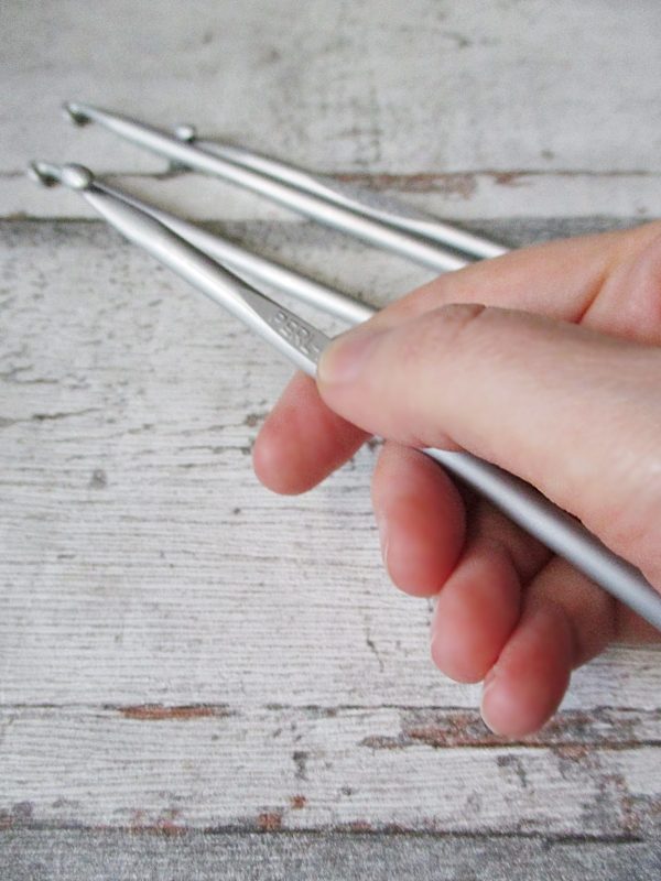 Häkelnadel PERL-INOX Stärke 6 (silberfarben)